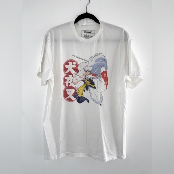 Inuyasha Anime graphic tee Manga L vintage atsuko UNI​​​ - Picture 1 of 4